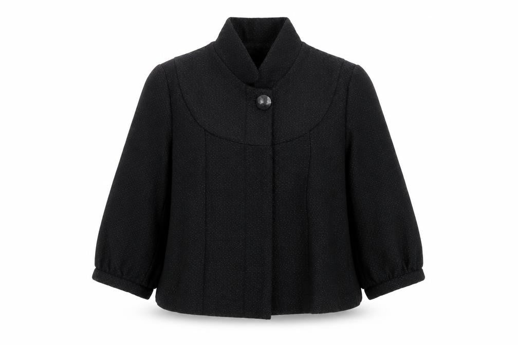 IXF Womens Black Geometric Jacket Size M Button