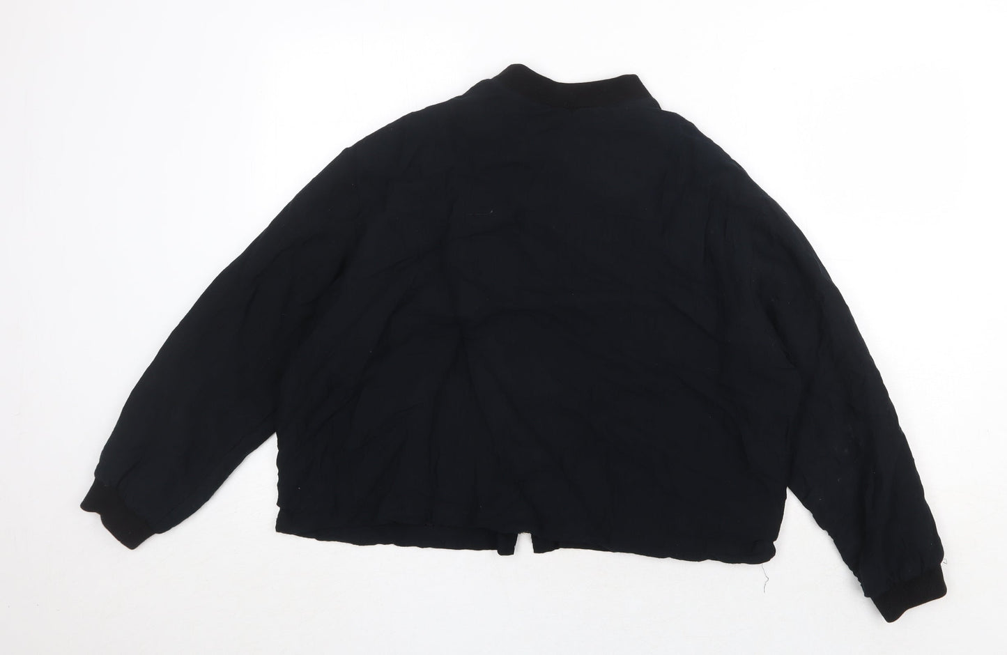Topshop Womens Blue Jacket Size 8 Zip
