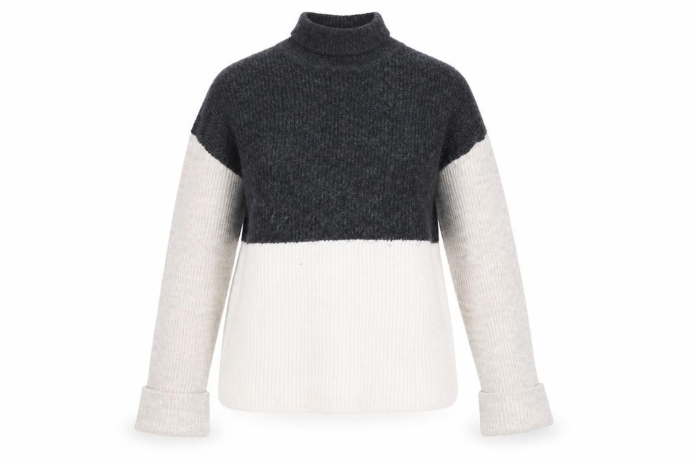 Missguided Womens Grey Round Neck Acrylic Pullover Jumper Size 8