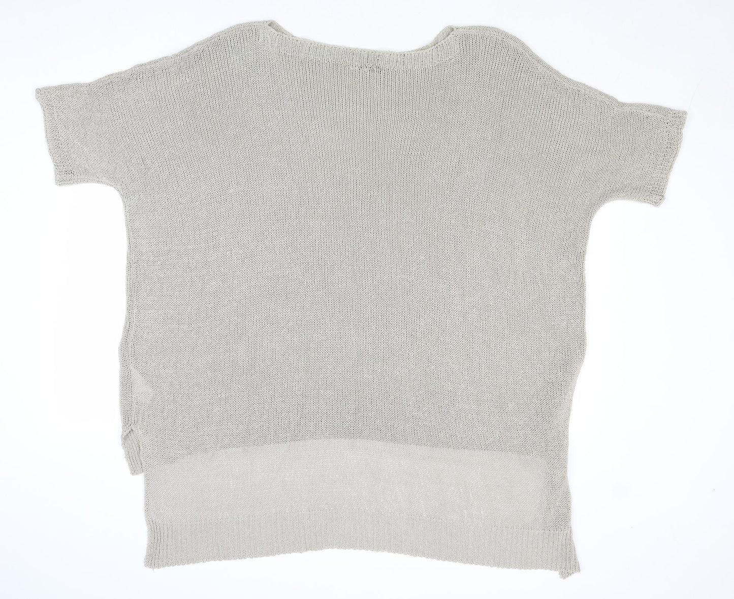 Phase Eight Womens Beige Round Neck Acrylic Pullover Jumper Size M - Size M-L