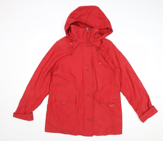 Collage Womens Red Jacket Size 10 Zip