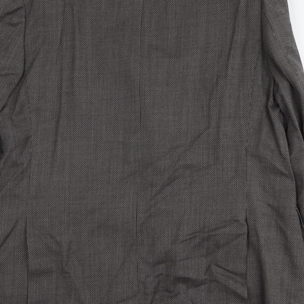 Marks and Spencer Mens Grey Wool Jacket Suit Jacket Size L Regular