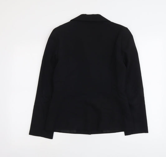 New Look Womens Black Polyester Jacket Blazer Size 10