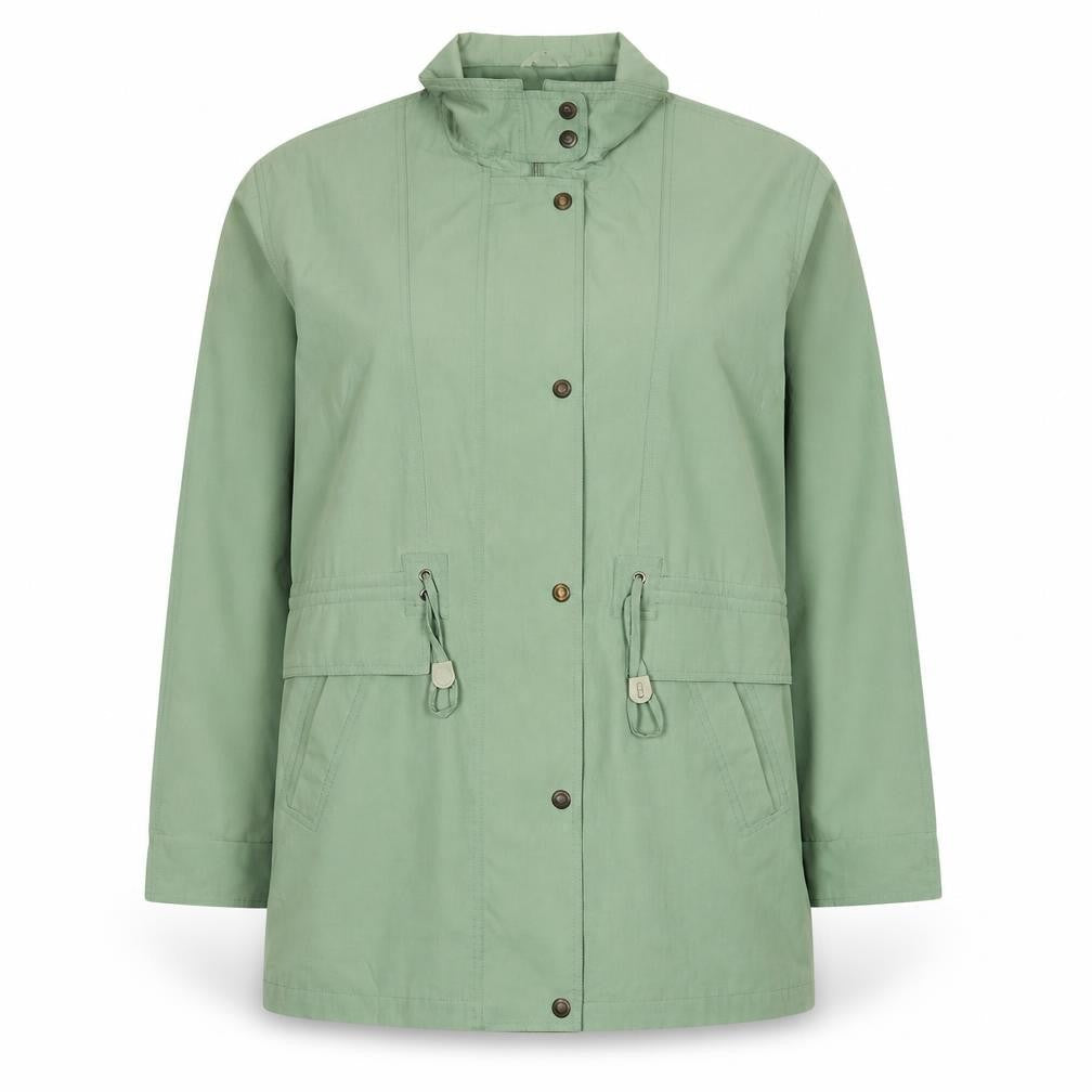 C&A Womens Green Jacket Size 16 Zip