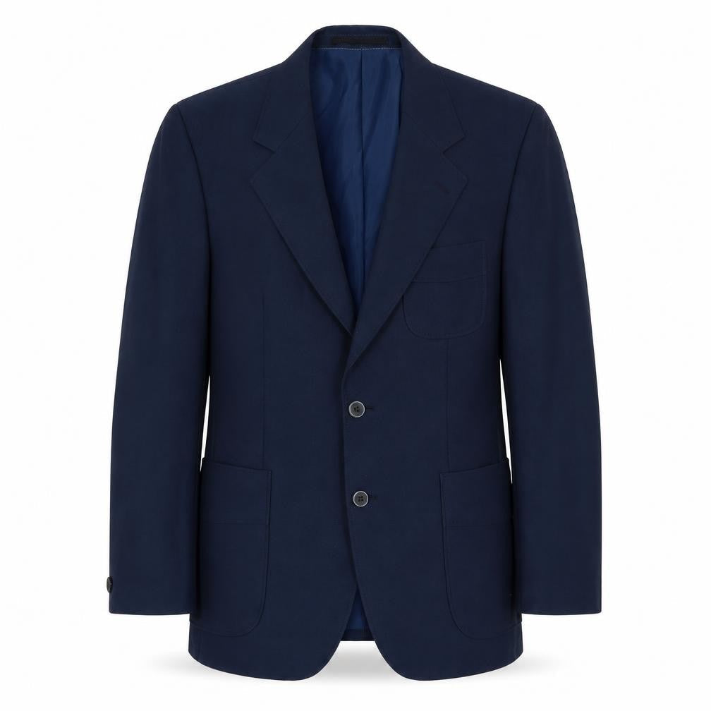 Cavalier Mens Blue Polyester Jacket Suit Jacket Size 38 Regular
