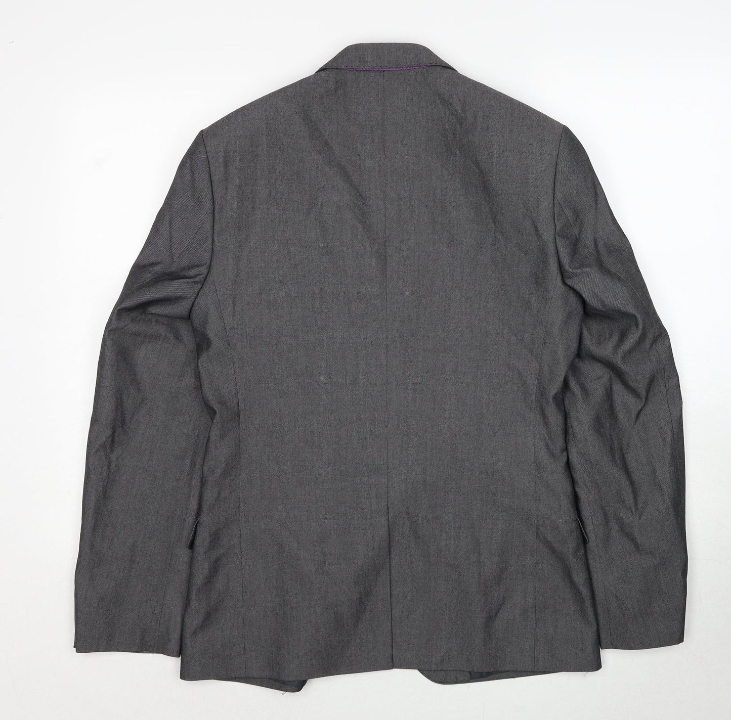 Marks and Spencer Mens Grey Polyethylene Jacket Suit Jacket Size M Regular