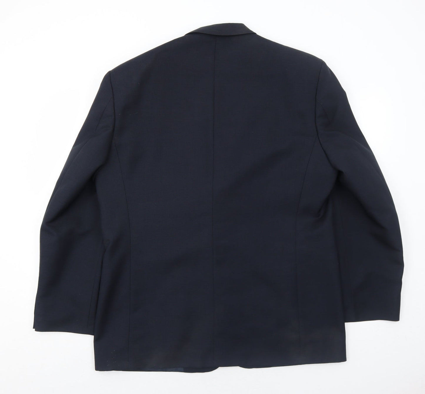 Savatini Mens Blue Polyester Jacket Suit Jacket Size 42 Regular
