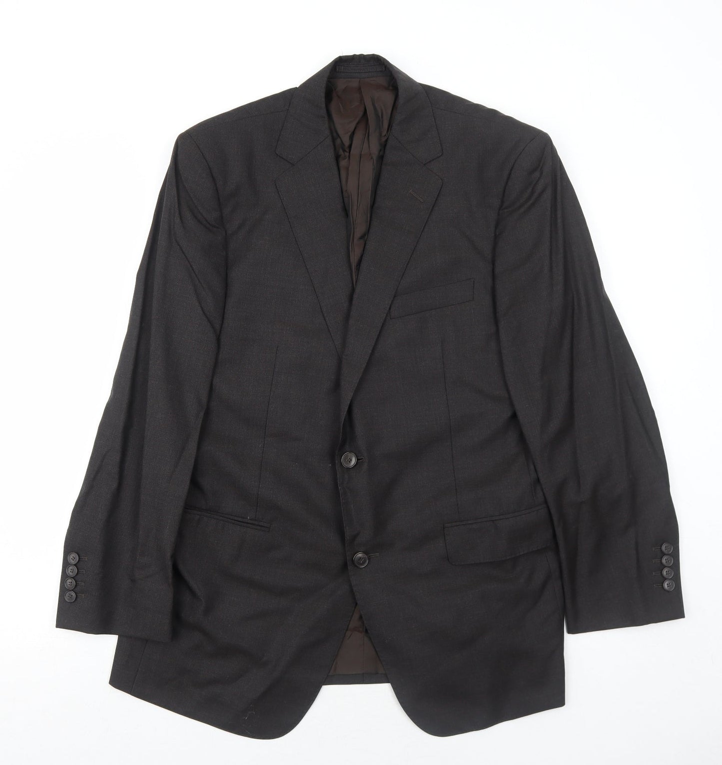 Marks and Spencer Mens Grey Wool Jacket Suit Jacket Size 40 Regular