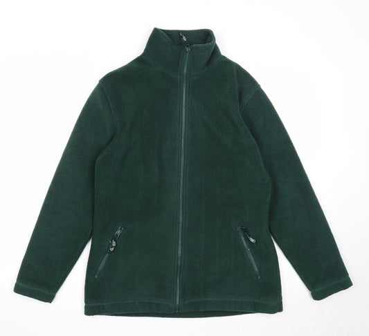 Grizzly Womens Green Jacket Size 16 Zip