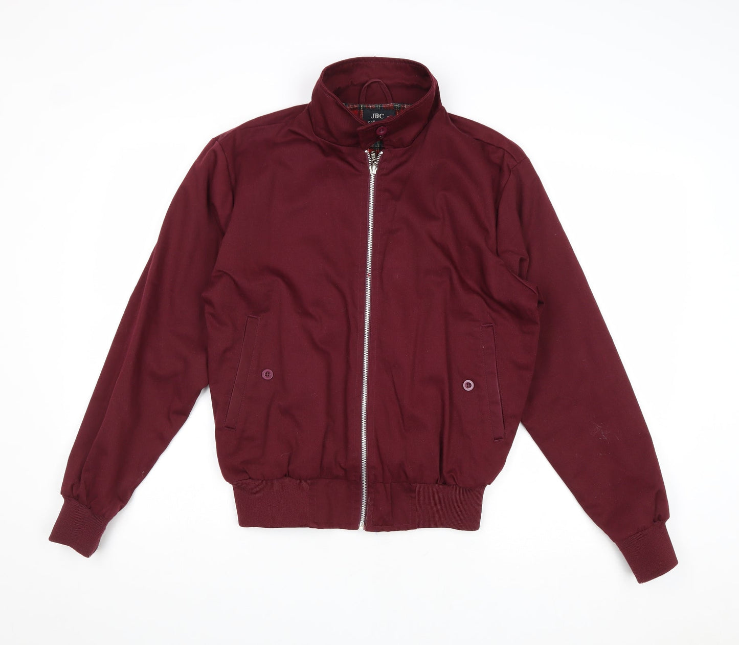 JBC Womens Red Bomber Jacket Jacket Size XS Zip