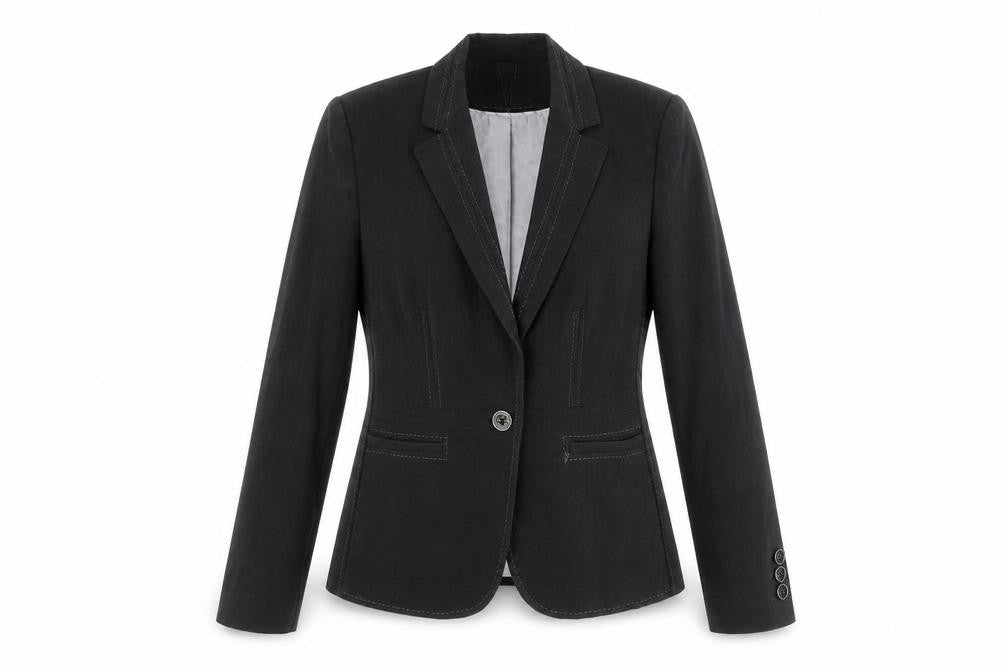 Marks and Spencer Womens Grey Polyester Jacket Blazer Size 10