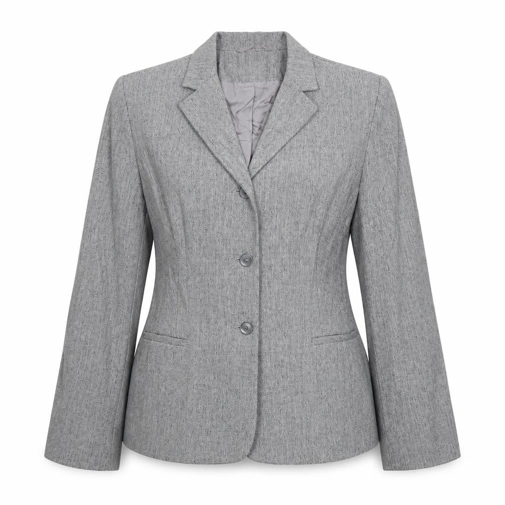 Principles Womens Grey Polyester Jacket Suit Jacket Size 10