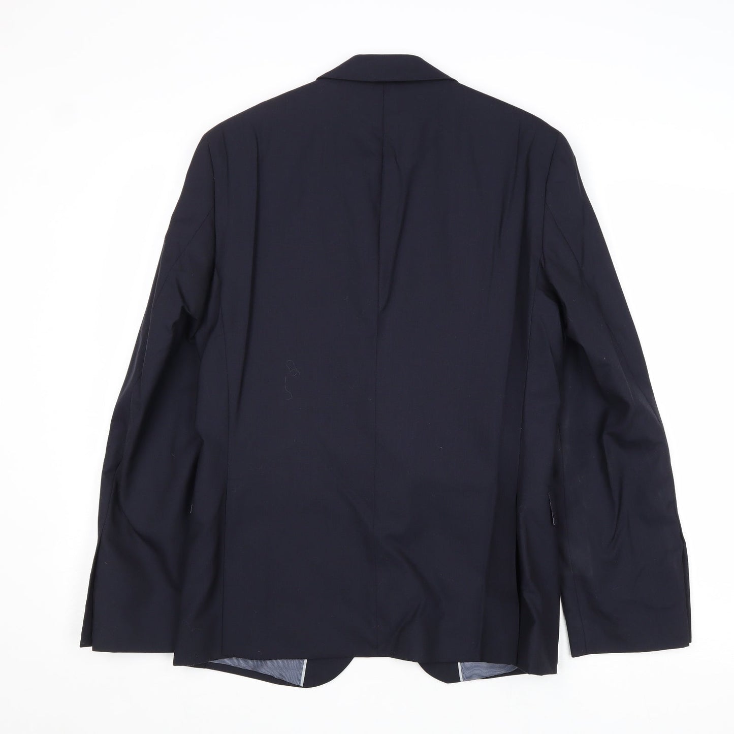 Autograph Mens Blue Wool Jacket Suit Jacket Size 36 Regular
