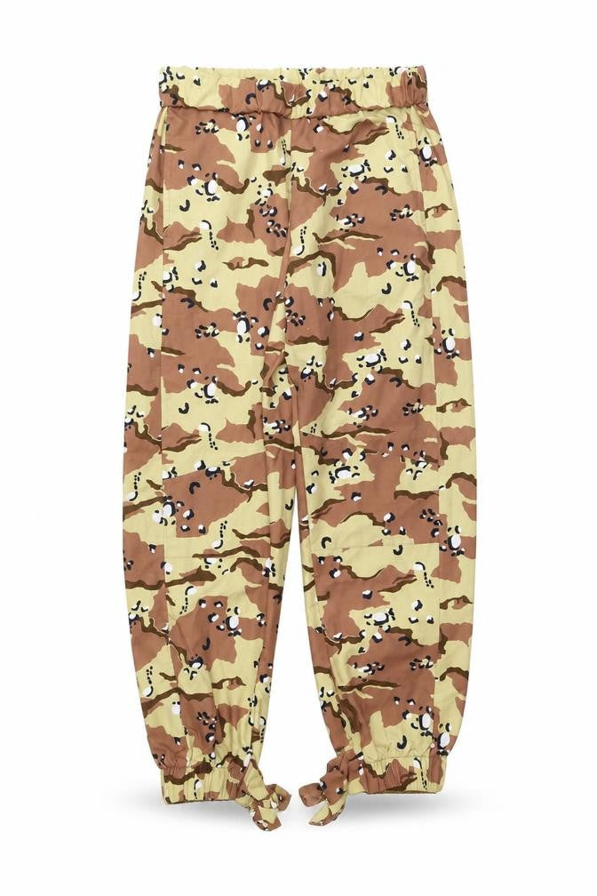 Reclaimed Vintage Womens Multicoloured Camouflage Polyester Trousers Size 12 L29 in Regular