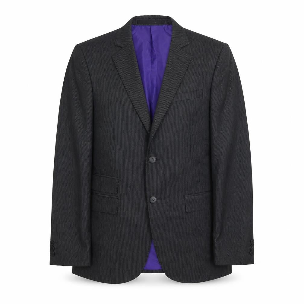 Marks and Spencer Mens Grey Striped Polyester Jacket Suit Jacket Size S Regular