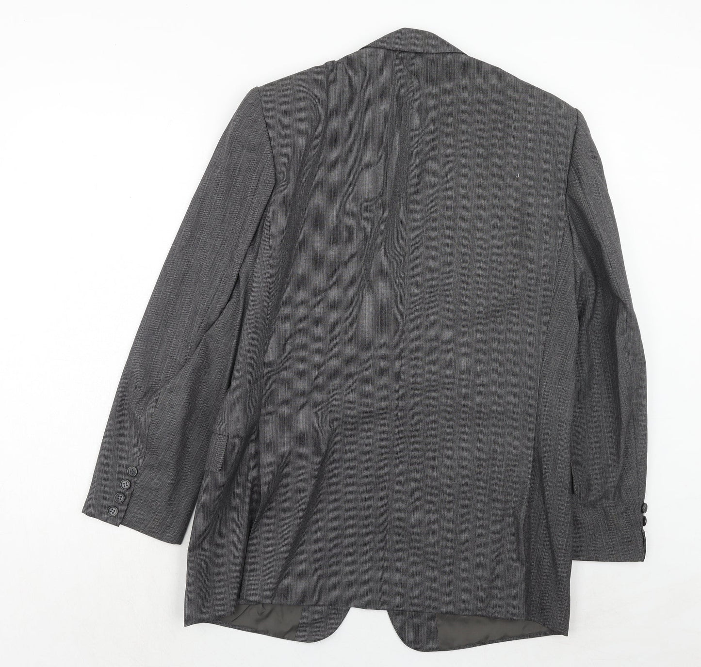 St Michael Mens Grey Wool Jacket Suit Jacket Size 42 Regular