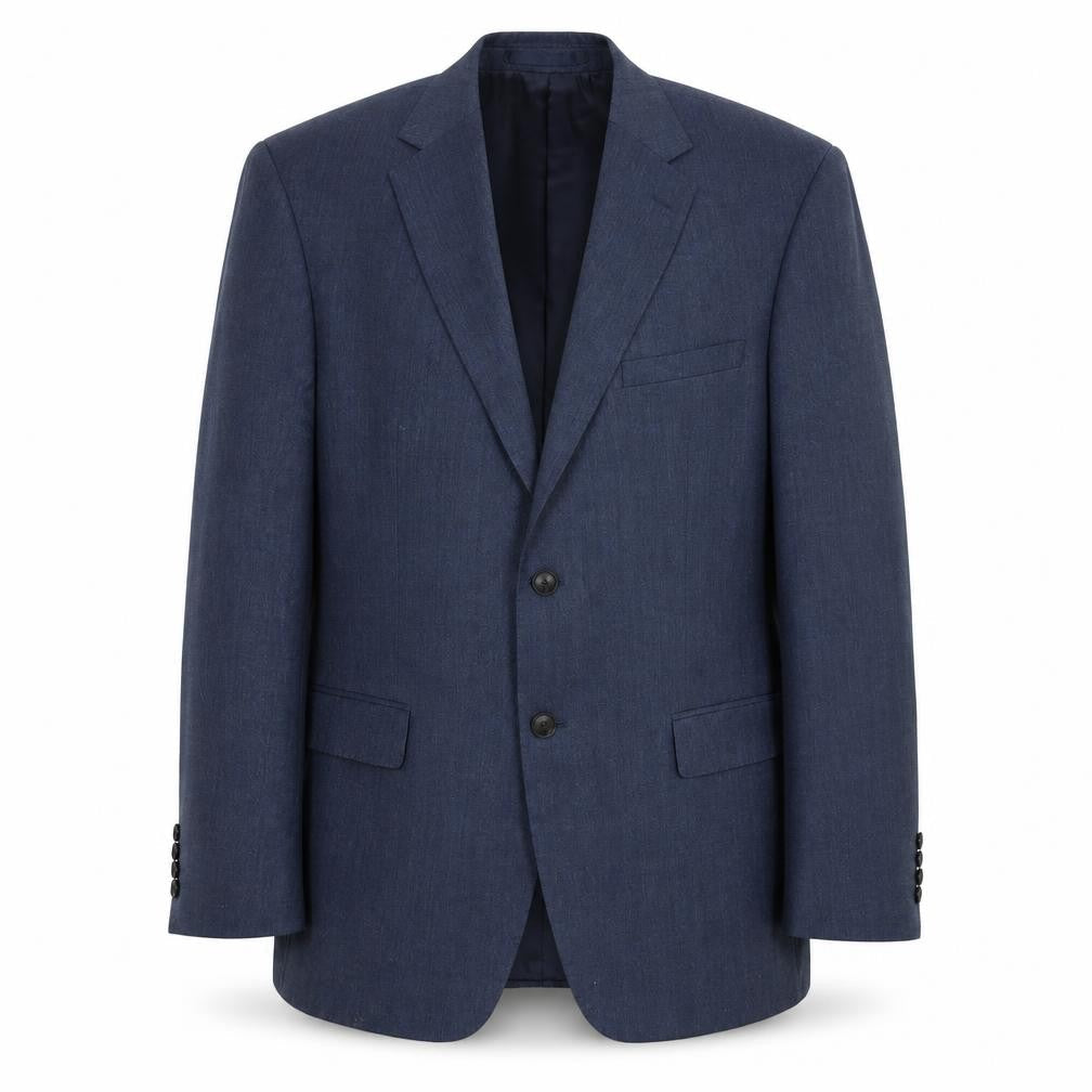 Marks and Spencer Mens Blue Wool Jacket Suit Jacket Size 42 Regular