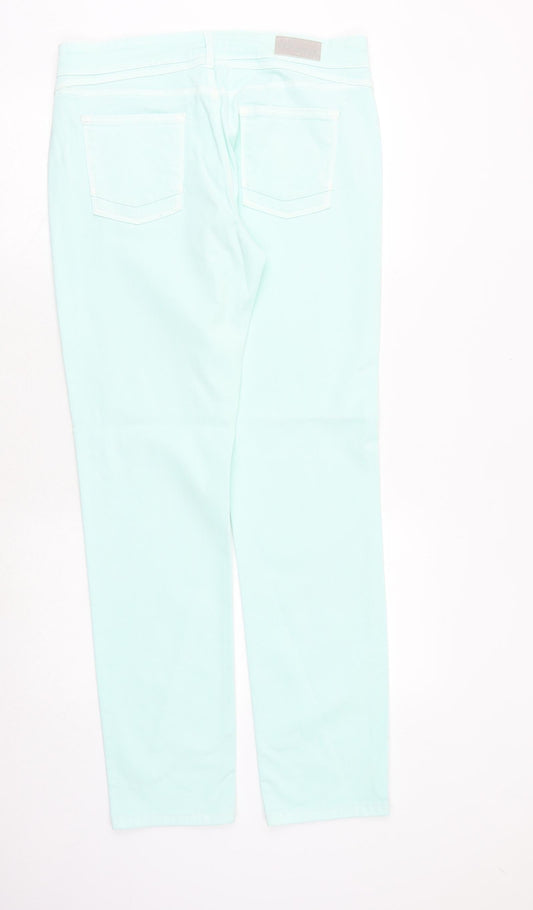 Joker Womens Black Cotton Straight Jeans Size 32 in Regular Zip