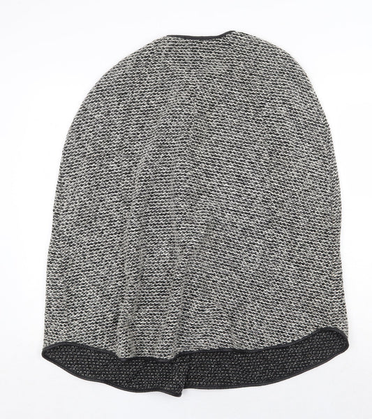 NEXT Womens Grey Geometric Jacket Poncho Size 10 Button