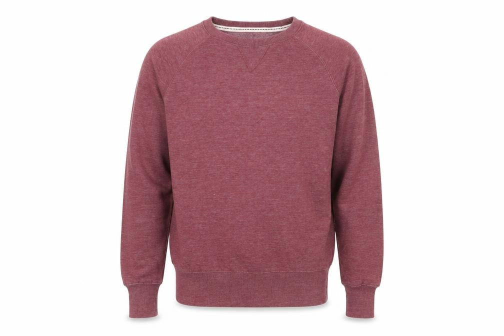 Fluid Mens Red Cotton Pullover Sweatshirt Size XS
