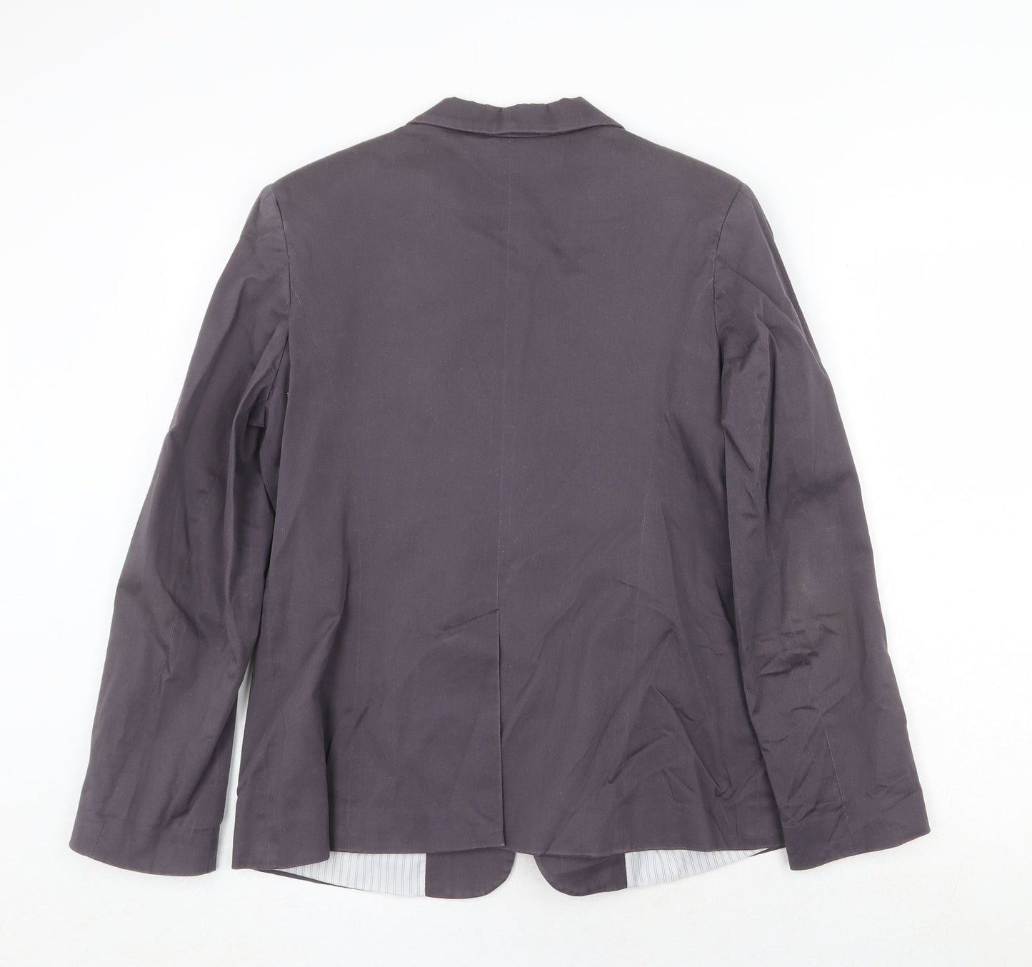 New Look Womens Grey Jacket Blazer Size 12 Button