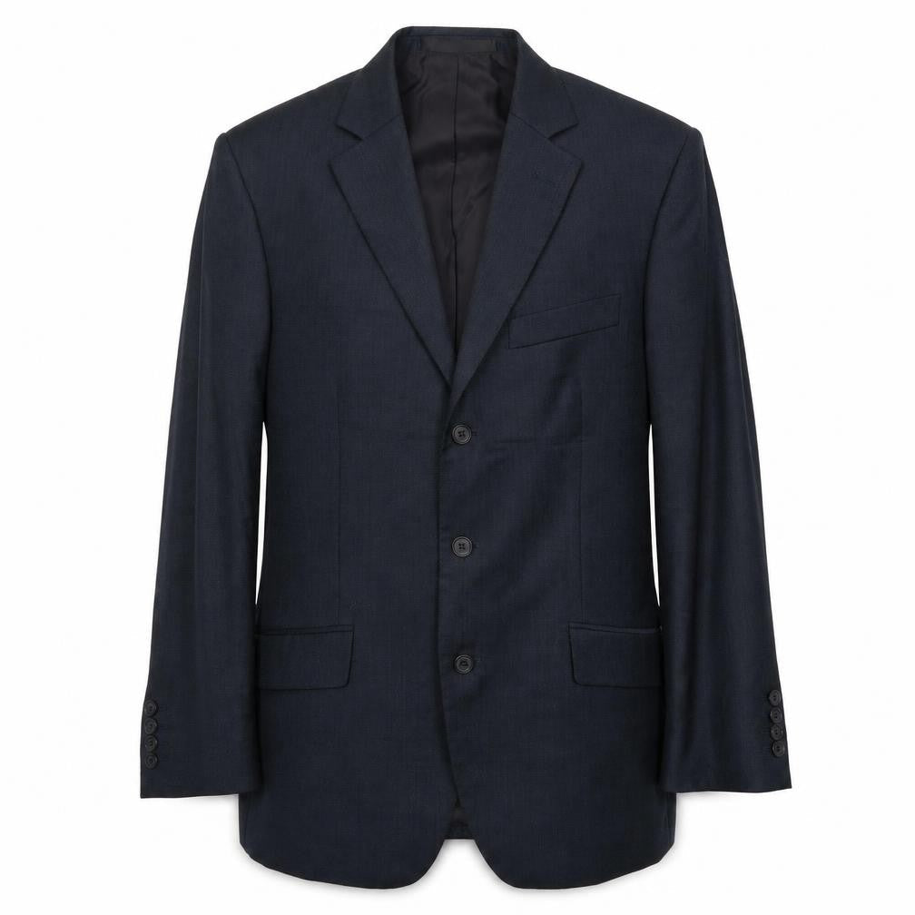Marks and Spencer Mens Blue Wool Jacket Suit Jacket Size 38 Regular