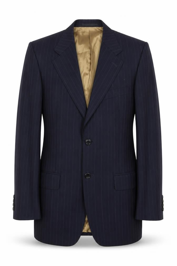 Mens 36 Chest Regular Racing Green Blue Two-Button