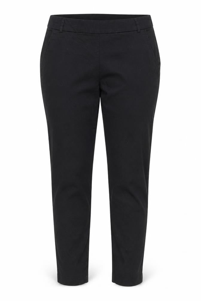 ORSAY Womens Black Polyester Chino Trousers Size 8 Regular Zip
