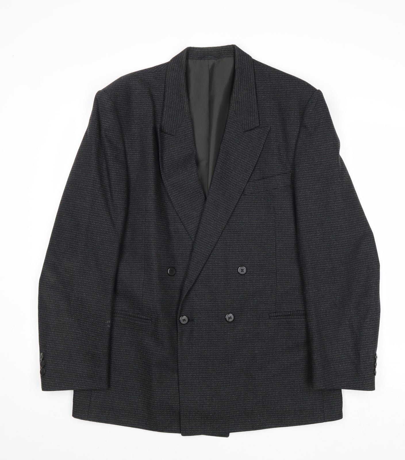 Bruce Corman Mens Grey Wool Jacket Suit Jacket Size 40 Regular