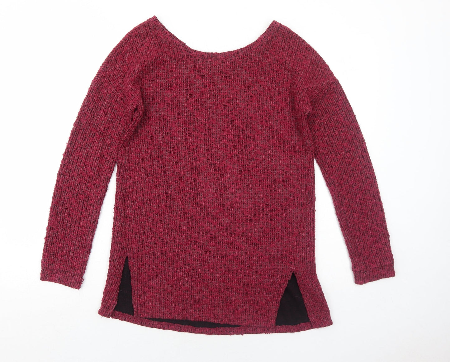 NEXT Womens Pink Round Neck Polyester Pullover Jumper Size 6