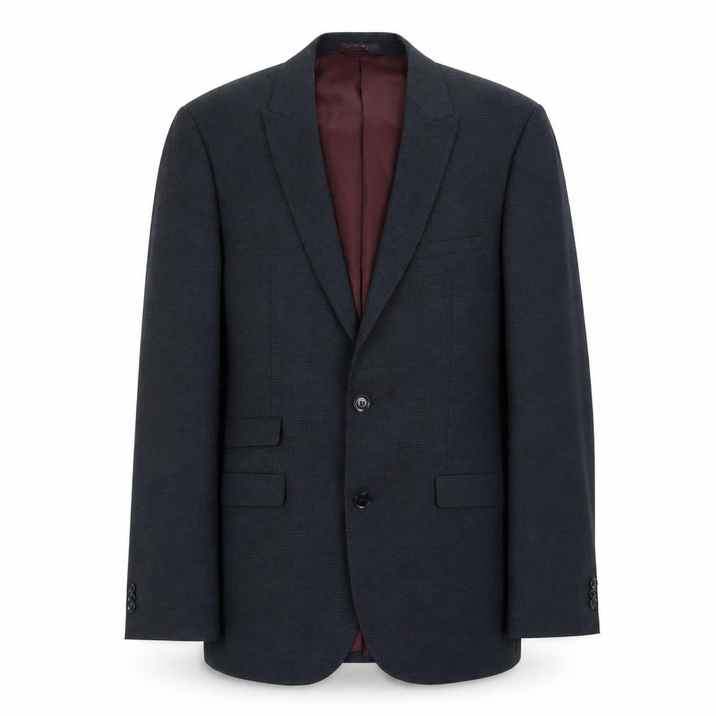 Marks and Spencer Mens Blue Polyamide Jacket Suit Jacket Size 38 Regular