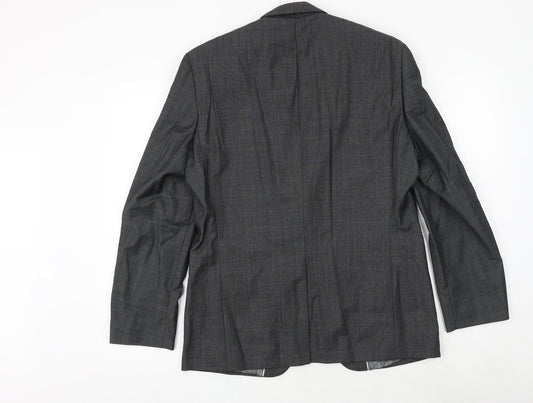 NEXT Mens Grey Wool Jacket Blazer Size 38 Regular