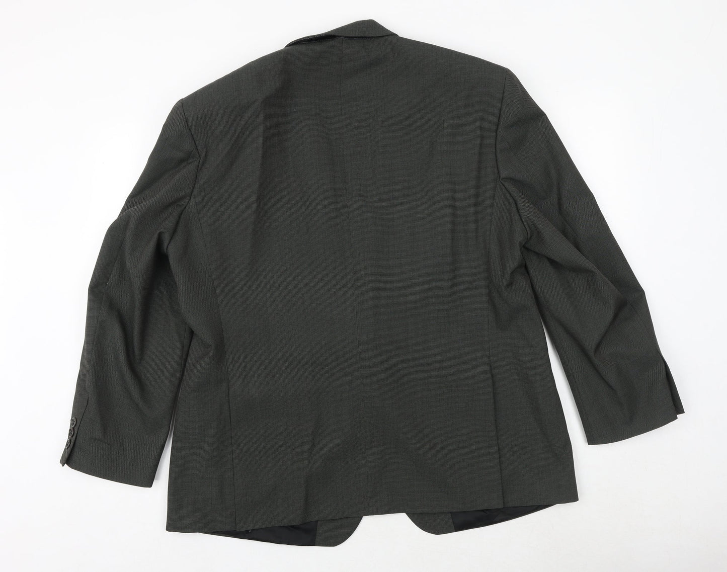 Charlton Gray Mens Green Polyester Jacket Suit Jacket Size 44 Regular