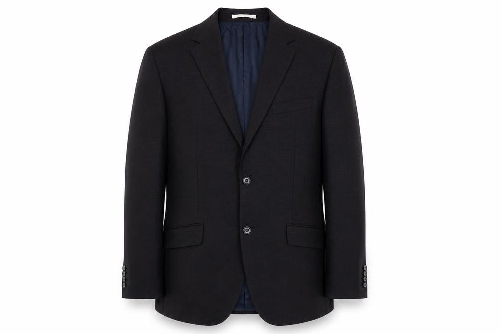 Marks and Spencer Mens Black Wool Jacket Suit Jacket Size 40 Regular
