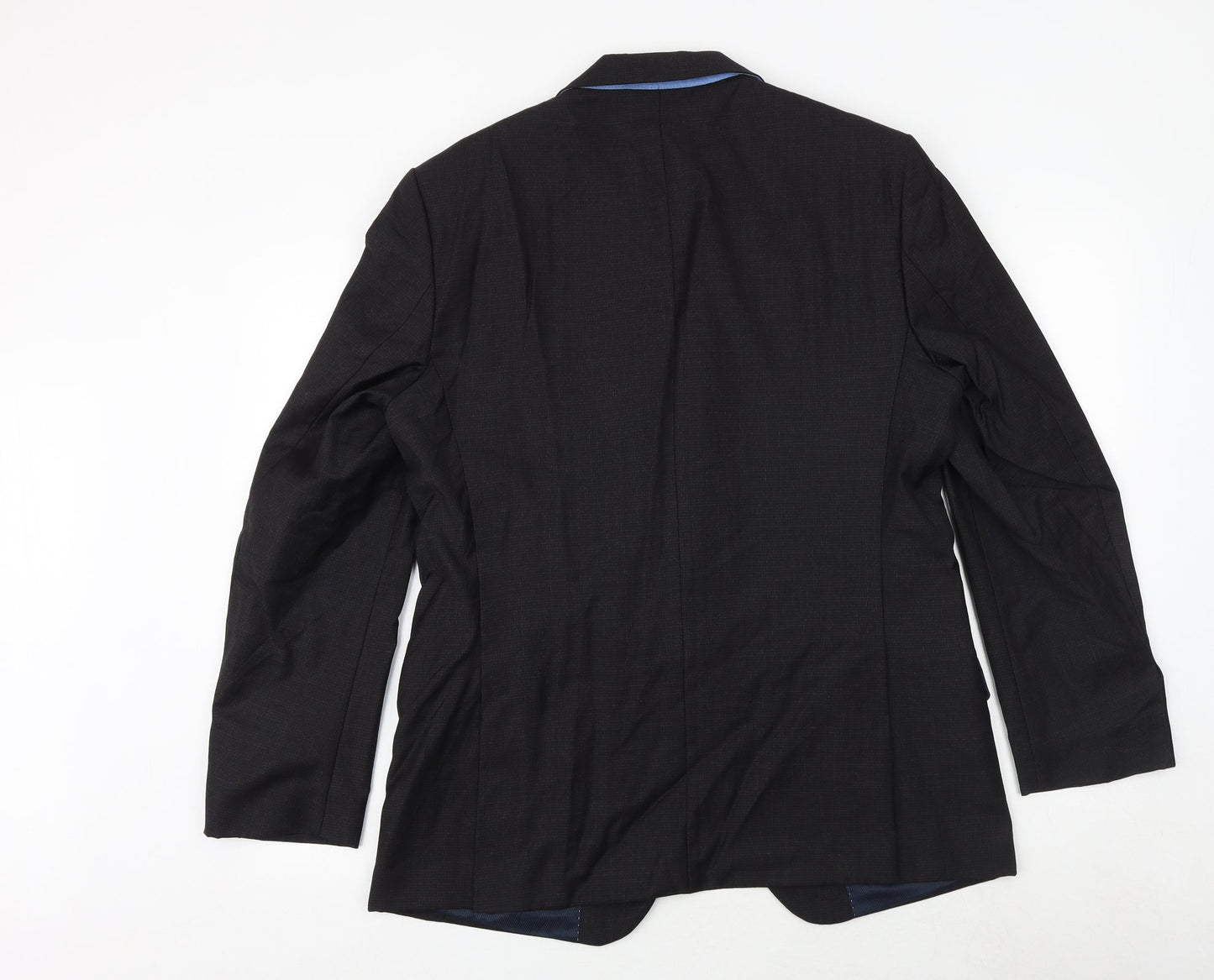 Marks and Spencer Mens Black Wool Jacket Suit Jacket Size 40 Regular