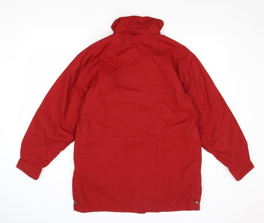 Lands' End Womens Red Jacket Size 6 Zip - Size 6-8