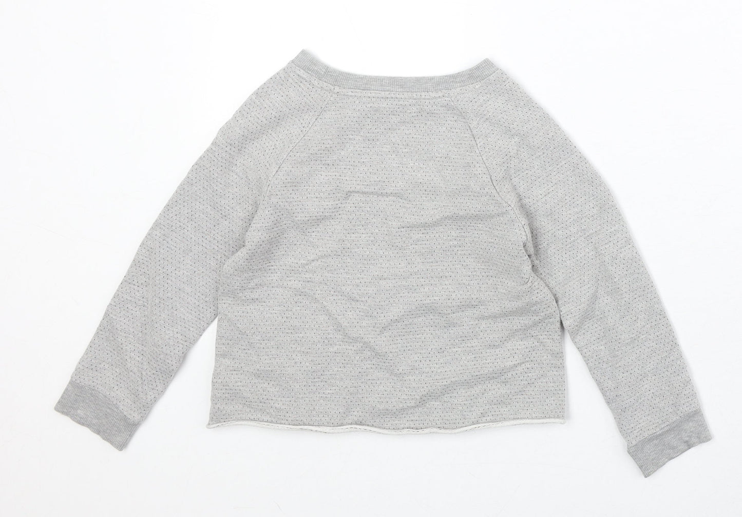 NEXT Girls Green Cotton Pullover Sweatshirt Size 6 Years Pullover