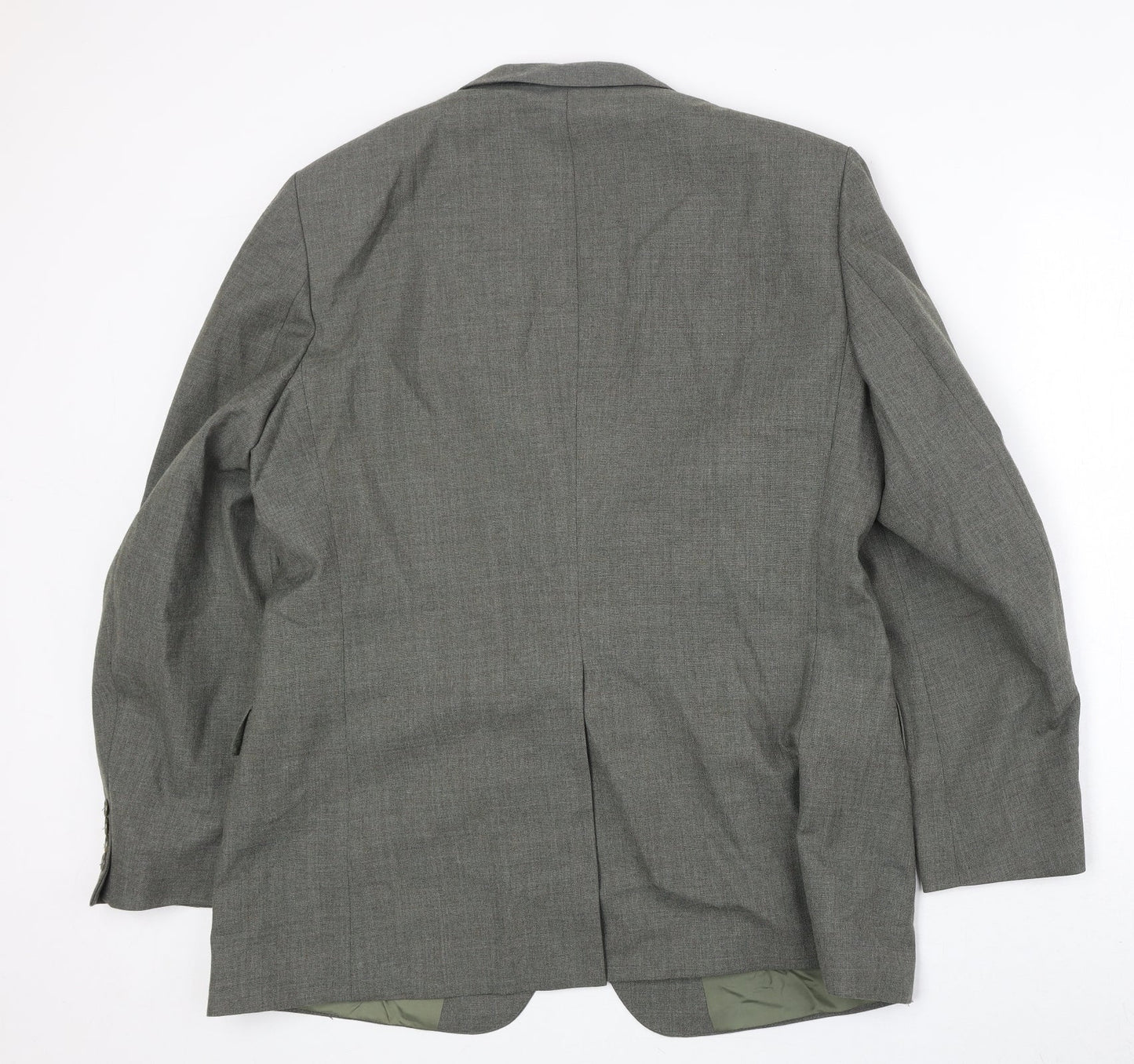 Marks and Spencer Mens Grey Polyester Jacket Suit Jacket Size 44 Regular
