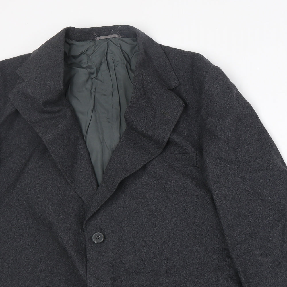 Marks and Spencer Mens Grey Wool Jacket Suit Jacket Size 42 Regular