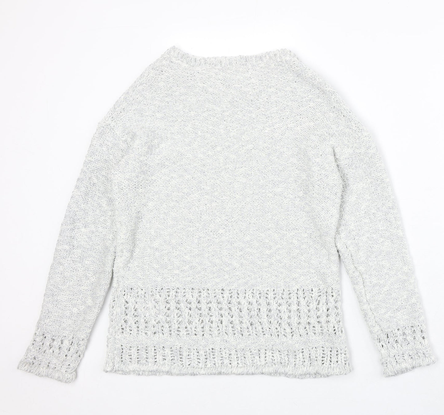 Debenhams Womens Green Round Neck Acrylic Pullover Jumper Size 10