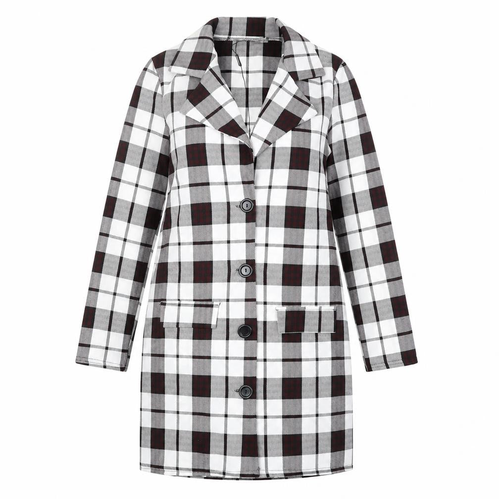 PRETTYLITTLETHING Womens White Geometric Trench Coat Coat Size 6 Button