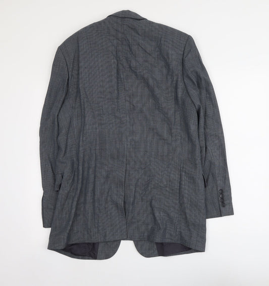 Marks and Spencer Mens Grey Wool Jacket Suit Jacket Size 40 Regular