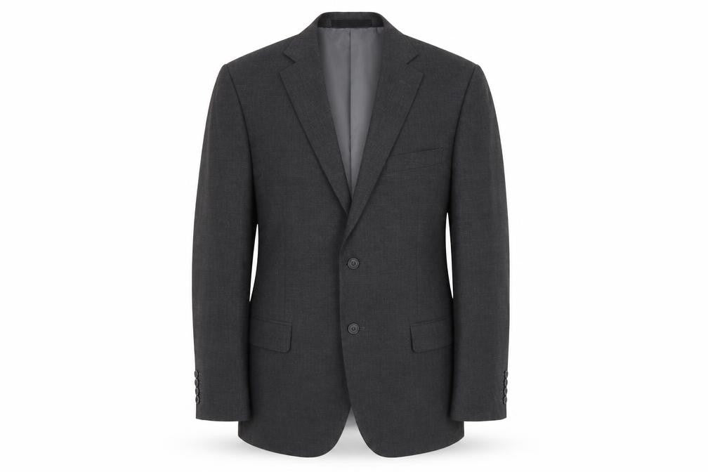 Marks and Spencer Mens Grey Polyester Jacket Suit Jacket Size 38 Regular