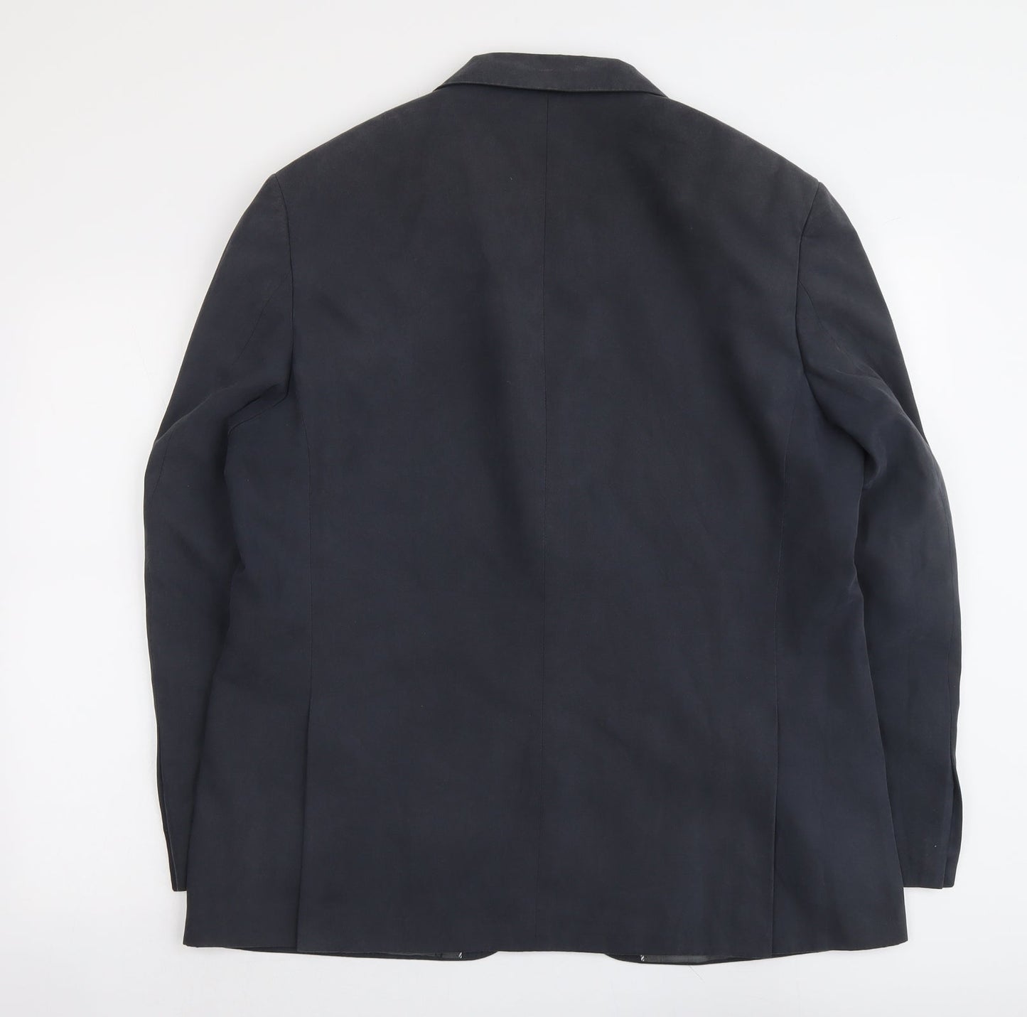 Marks and Spencer Mens Blue Polyester Jacket Suit Jacket Size 44 Regular