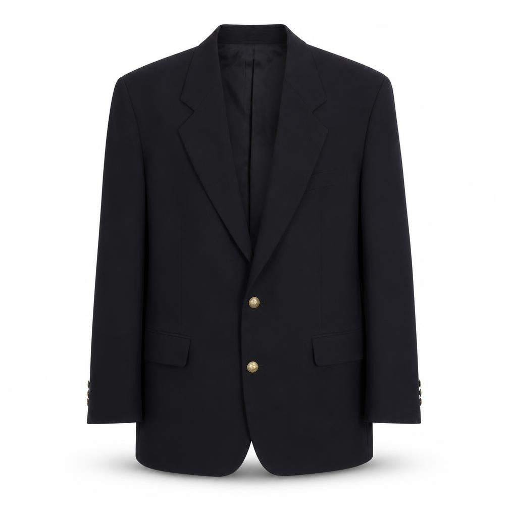 Greenwoods Mens Black Polyester Jacket Suit Jacket Size L Regular