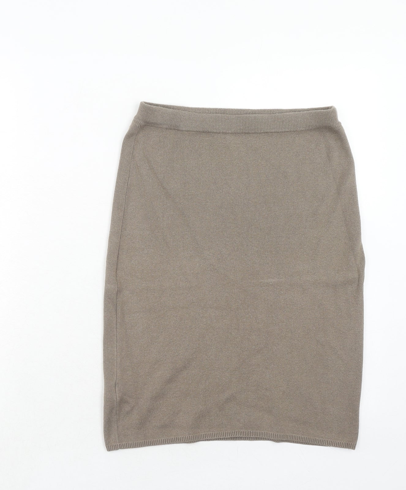 NEXT Womens Grey Cotton A-Line Skirt Size 8