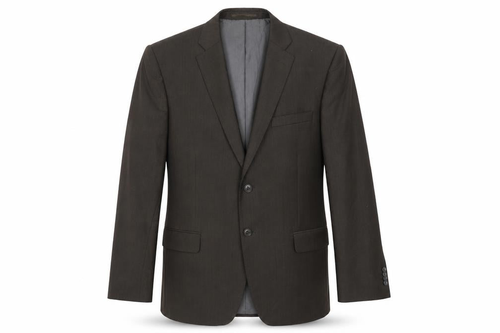 French Connection Mens Brown Polyester Jacket Suit Jacket Size 42 Regular