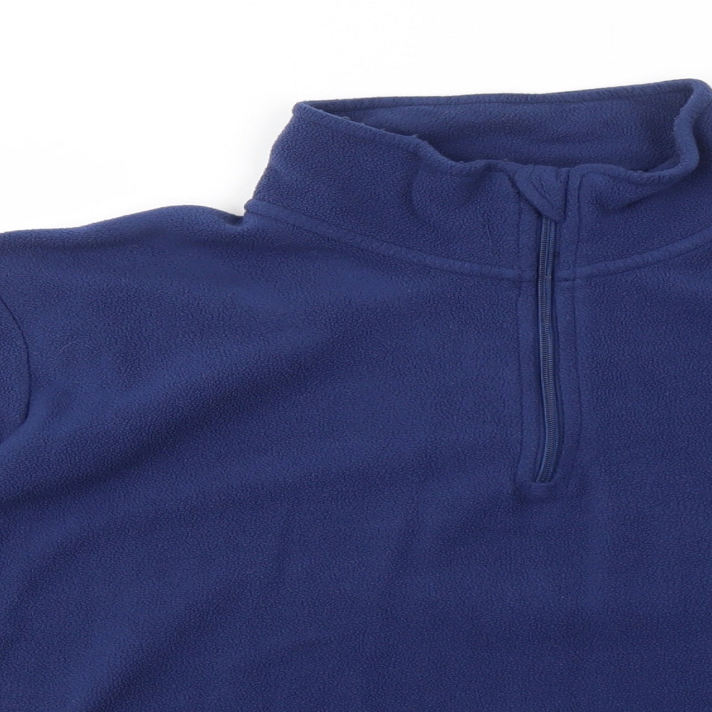 Freedom Trail Mens Blue Polyester Pullover Sweatshirt Size M