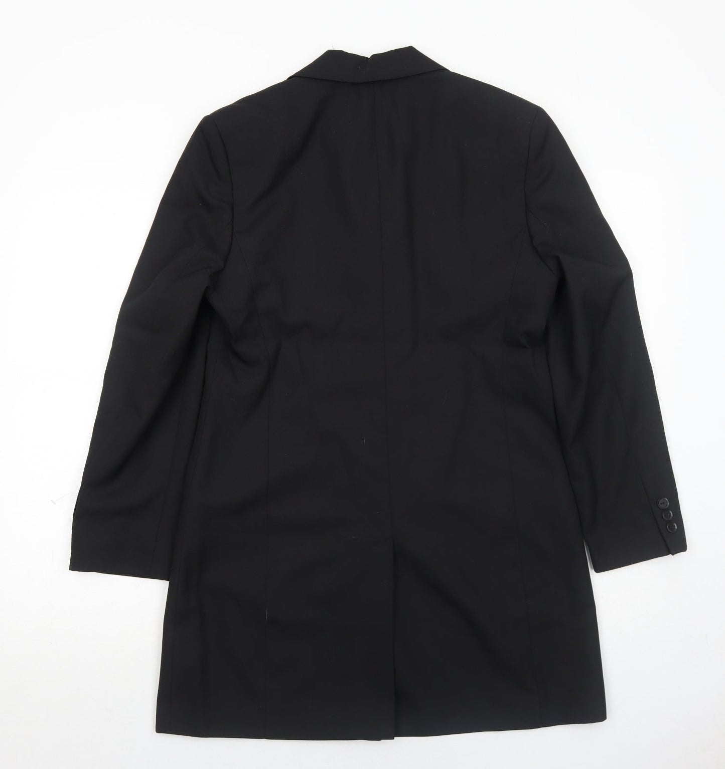 Wadrobes Womens Black Jacket Blazer Size 10 Button