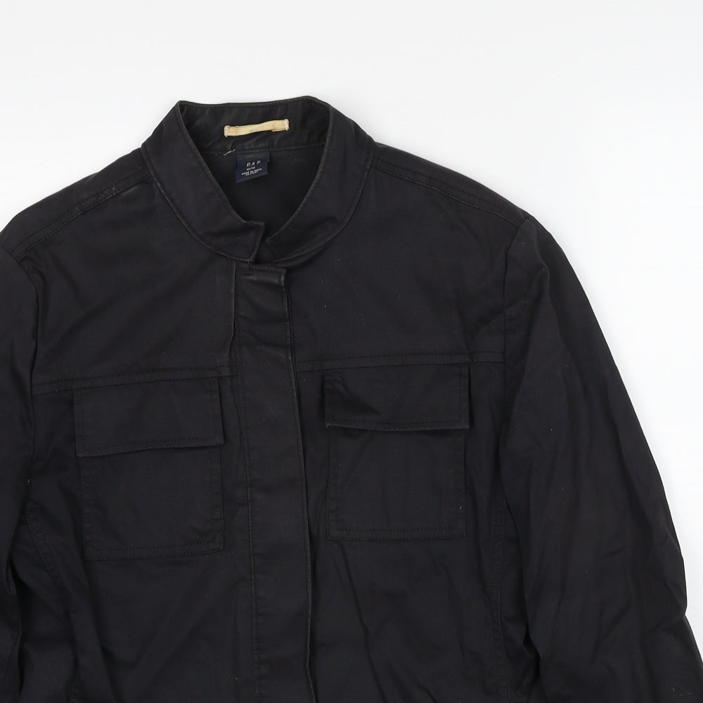 Gap Womens Black Jacket Size M Button